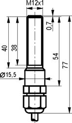 Габариты ISB W213S8-32P-2-Z-1-O-15